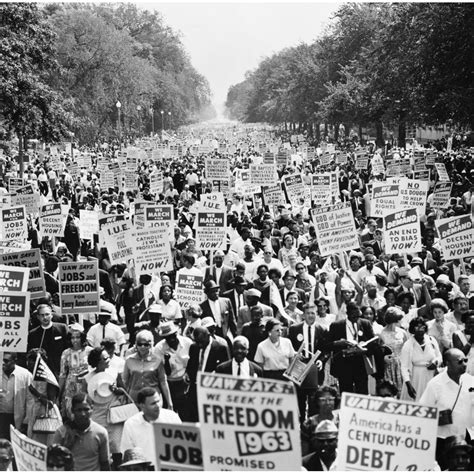 March On Washington 1963 Nparticipants In The March On Washington For ...