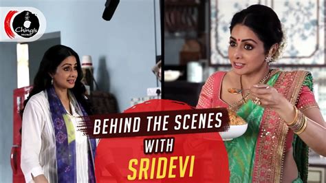 sridevi s double role ad behind the scenes ching s schezwan fried rice masala ching s