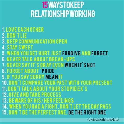 15 Ways To Keep Relationship Working Osarobohenry