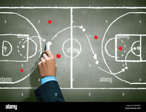 Soccer Game Strategy Stock Photo Alamy