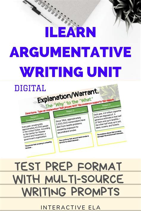Distance Learning Argumentative Writing Unit Digital Test Prep Bundle
