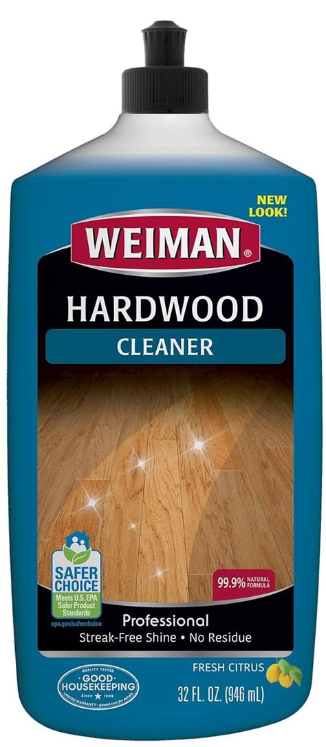 Weiman Hardwood Floor Cleaner 32 Ounce Non Toxic For Finished