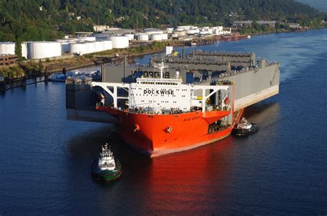 Nations Largest Floating Drydock Arrives In Portland Photos