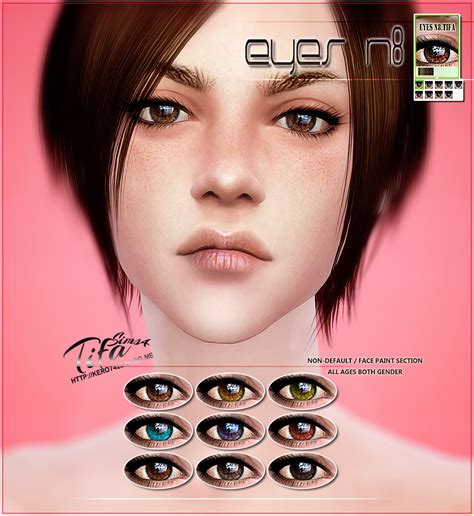 Sims 4 Ccs The Best Eyes By Tifa