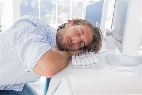 818 Business Man Sleeping His Office Desk Stock Photos Free And Royalty