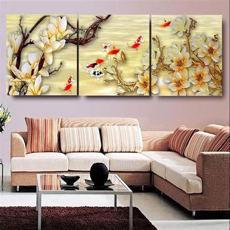 Canvas Pictures White Magnolia Wall Art Canvas Paintings