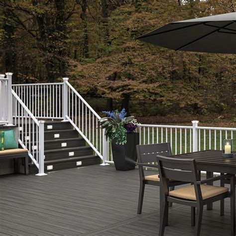 Deckorators Assembled 6 Ft X 35 Ft Alx Textured White Aluminum Deck