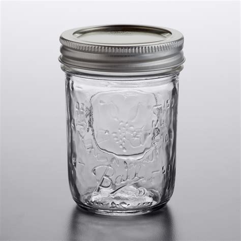 Ball Zfp Oz Half Pint Regular Mouth Glass Canning Jar With