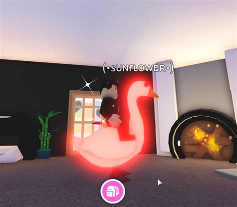 Adopt Me Roblox Mega Neon Swan Fly Ride Nfr Etsy