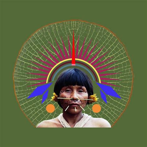 Yanomami 2020 Pôster De Design Vintage Arte Latina Arte Indígena