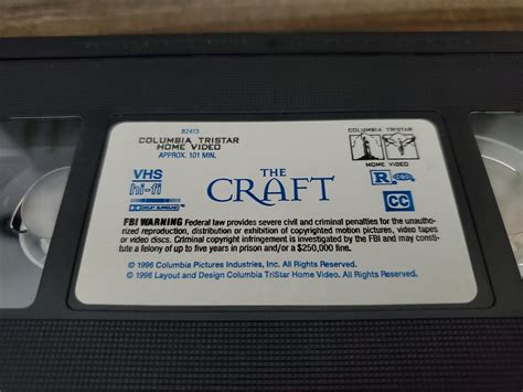 The Craft Vhs Movie Stars Robin Tunney Neve Campbell And Etsy