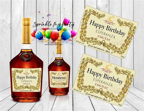 Official Sprinkle My Party Inc On Instagram “custom Hennessy Bottle 750ml Labels Now