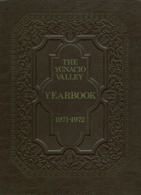 1972 Yearbook From Ygnacio Valley High School From Concord California