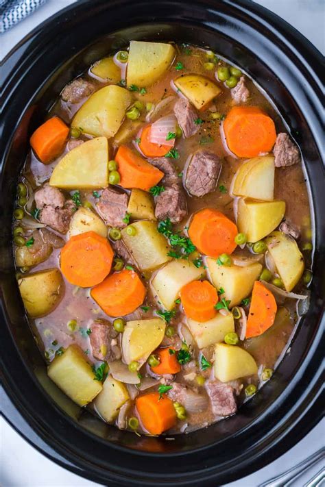 Easy Slow Cooker Beef Stew Ready In Only 5 Steps
