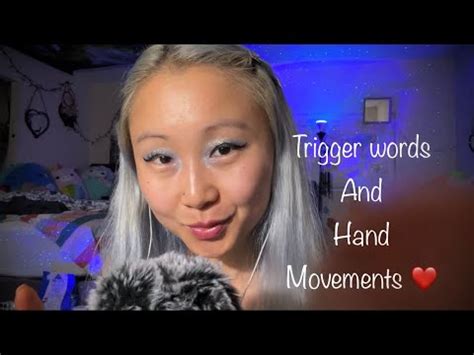 Asmr Tingly Trigger Words Hand Movements For Sleep Relaxation And