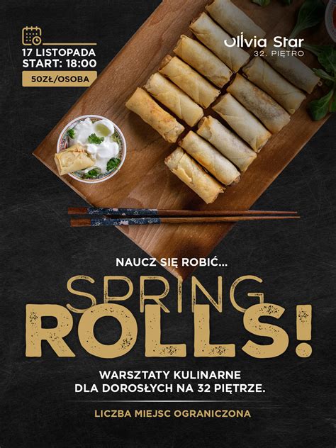 Naucz Się Robić Spring Rolls Warsztaty Kulinarne Dla Dorosłych Na 32