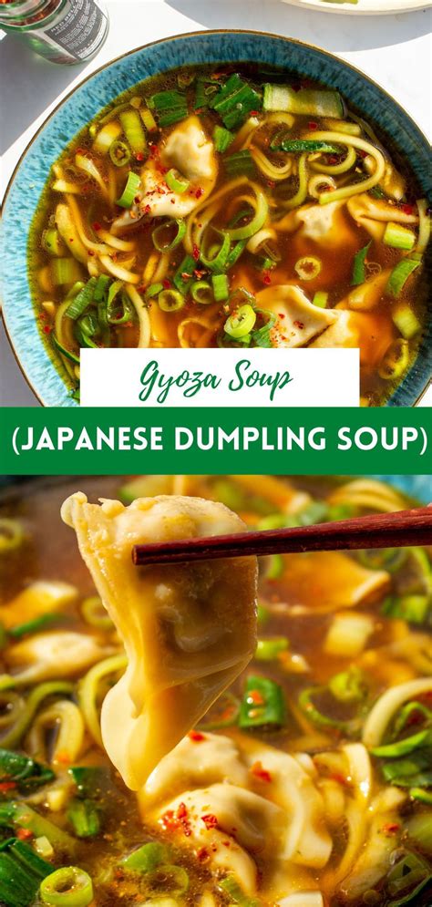 Gyoza Soup Japanese Dumpling Soup Artofit