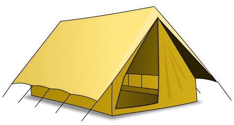 Tent Camping Clip Art Campsite Png Download 24001283 Free