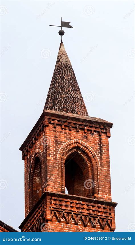 Typical Gothic Belfry Church Tower Stock Photo Image Of Medieval
