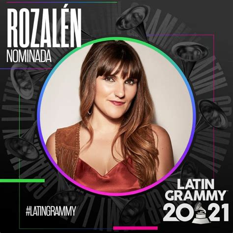 La cantante Rozalén nominada a los Latin Grammy enhorabuena a los