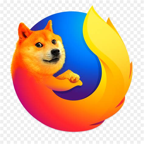 Whats Up With Doge Meme In Nightly Logo Firefox Doge Png Stunning
