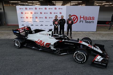 2020 Haas Vf 20 F1 Car Launch Pictures