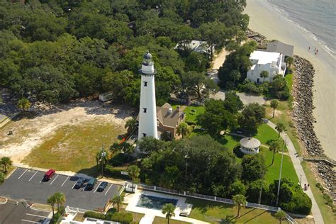 St Simons Lighthouse In St Simons Island Ga United States