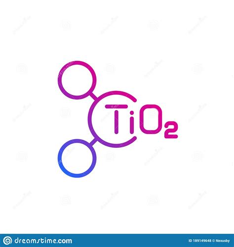 Titanium Dioxide Tio2 Nanoparticles Stock Illustration Cartoondealer