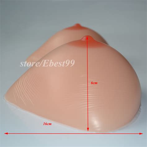 1400g Triangle Silicone Breast Forms Enhancer Cross Dresser Transgender Cosplay Ebay