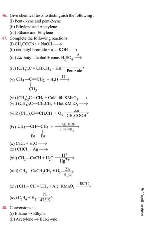 Hydrocarbons Notes For Class Chemistry Pdf Oneedu