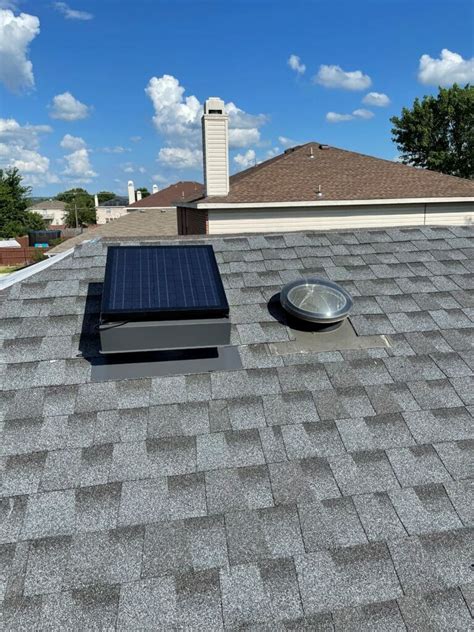 20 Watt Gable Mount Remote Panel Solar Attic Fan Remington Solar