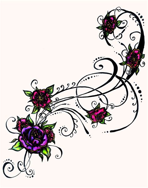 If you wanna have it as yours, please right click the images of different types of flowers drawings and then save to your desktop or notebook. Flower Tattoos | Popular Tattoo Designs