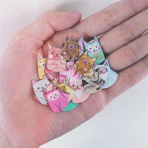 Hand Full Of Cats Kitty Enamel Pins Cats Accessories Little Kitty