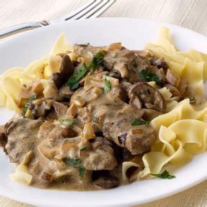 Add salt and bouillon cubes if using. Diabetic Recipes-Quick Beef Stroganoff | Medical Solutions