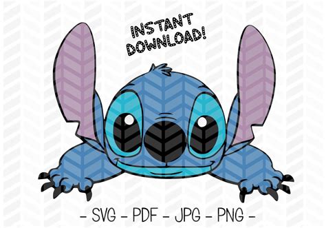 Stitch Lilo And Stitch Digital Download Cut Files Cricut Etsy