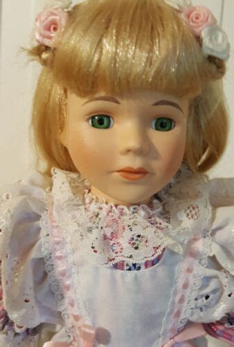 Vintage Brinns Collectible 1996 Ashley Porcelain Doll Ebay