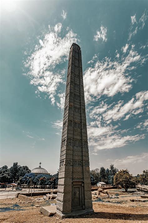 Ancient Obelisks In City Aksum Ethiopia Photograph By Artush Foto
