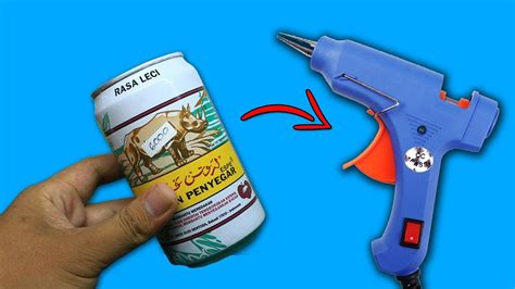 How To Make Glue Guns At Home From Used Cans Diy Glue Gun Youtube