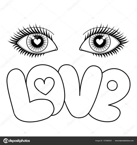 Estos tienen gran variedad de tonos y pigmentos en su pelaje. Dibujos: dibujo de amor en blanco y negro | Ojos y el amor ...