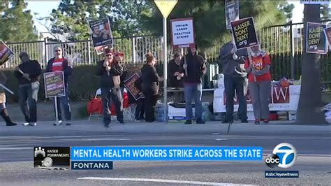 Kaiser Mental Health Workers Strike Across California Video