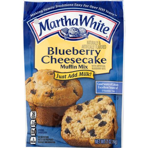 Martha White Muffin Mix Blueberry Cheesecake Pouch 7 Oz From Kroger