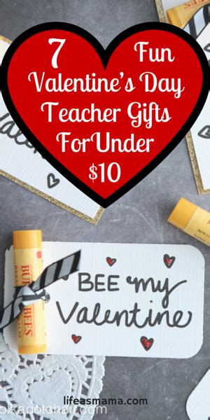 But as a college student, your funds and options might be limited. 7 Fun Valentine's Day Teacher Gifts For Under $10 ...