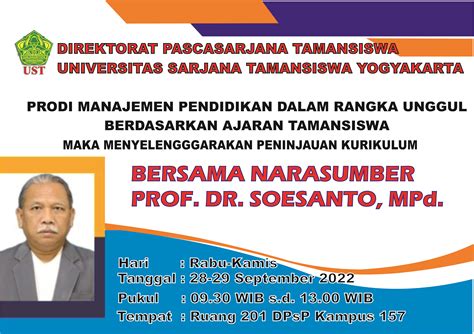 LOGO UST Pascasarjana Pendidikan Universitas Sarjanawiyata Tamansiswa