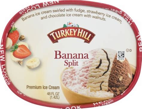 Turkey Hill Banana Split Ice Cream 48 Fl Oz QFC