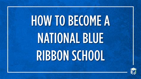 How To Become A National Blue Ribbon School Teaching Resources Pro