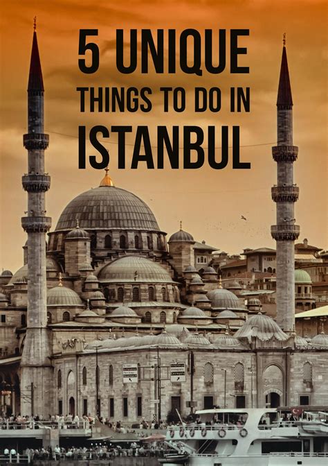 5 Unique Things To Do In Istanbul Istanbul Travel Turkey Travel
