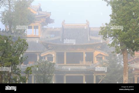 Chinese Ancient Architectural Arttemple Wood Building Layout Features