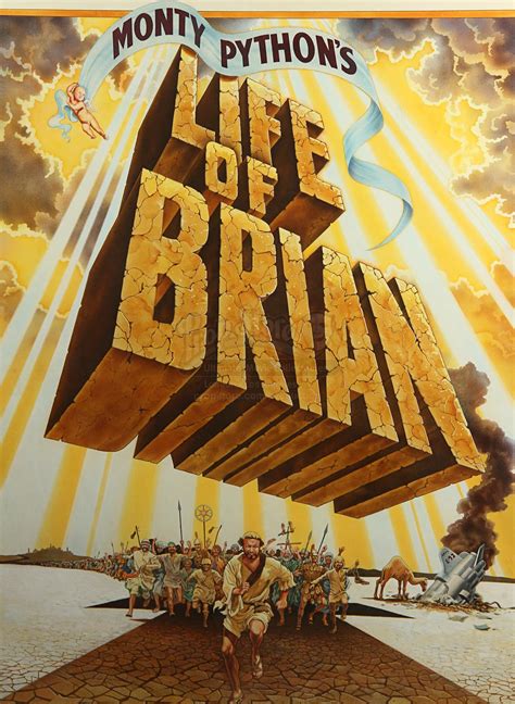 Monty Pythons Life Of Brian 1979 Hand Painted Us One Sheet Poster