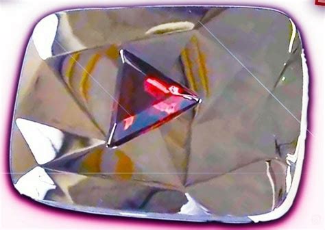Botón De Diamante Rojo Por 100m Subs Diamantes Youtube Dibujos Botones