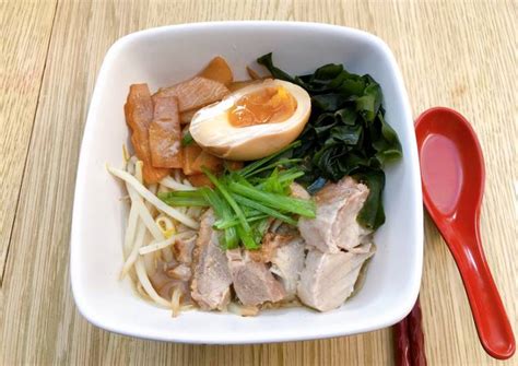Picture courtesy of damn delicious. Recipe: Delicious Japanese style pork char-siu miso ramen ...
